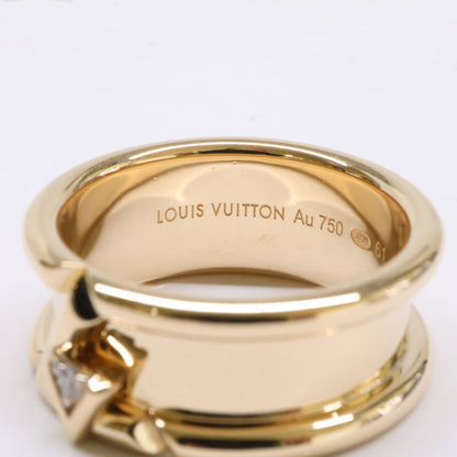 LOUIS VUITTON ルイヴィトン 仕上げ済み Q9O58O 750 LV ヴォルトワン 0.02ctダイヤモンド リング 指輪