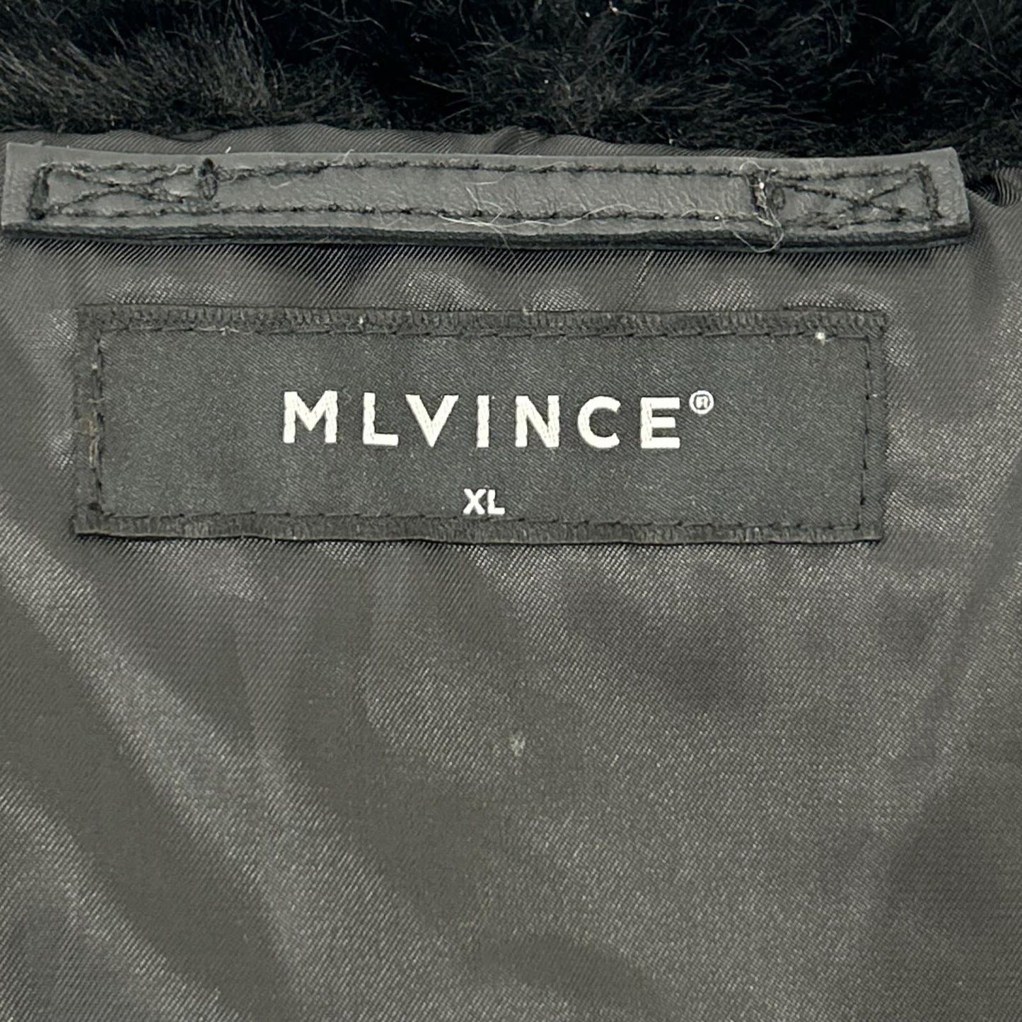 MLVINCE MLVINCE Black Lamb Leather N-2B Fur-Trimmed Jacket Jacket