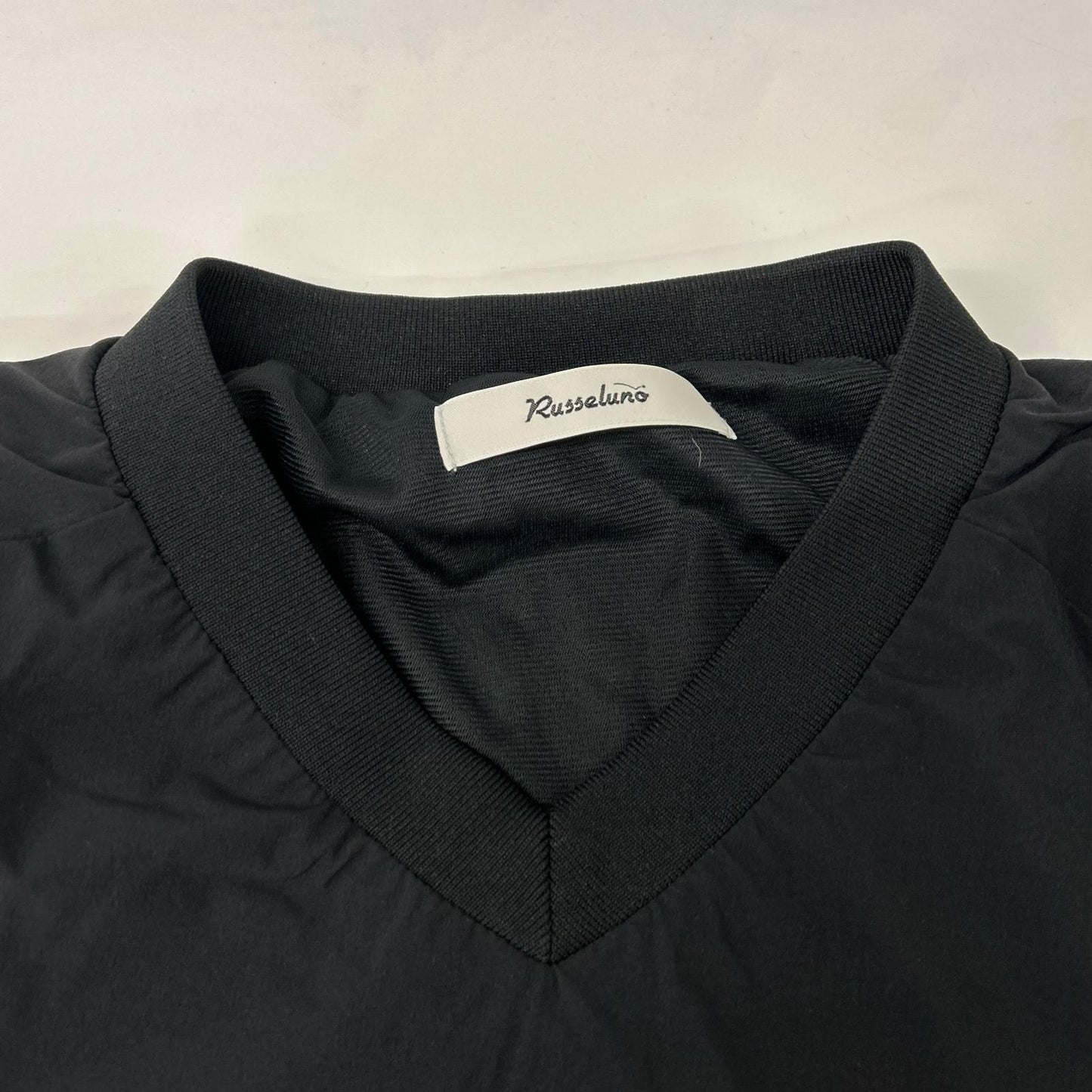 RUSSELUNO Russeluno Black College-Logo Pullover Top