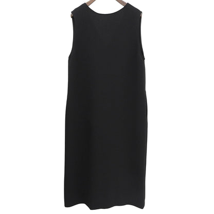uncrave アンクレイヴ Long gilet dres ワンピース レディース ブラック 2 23年製 ワンピース
