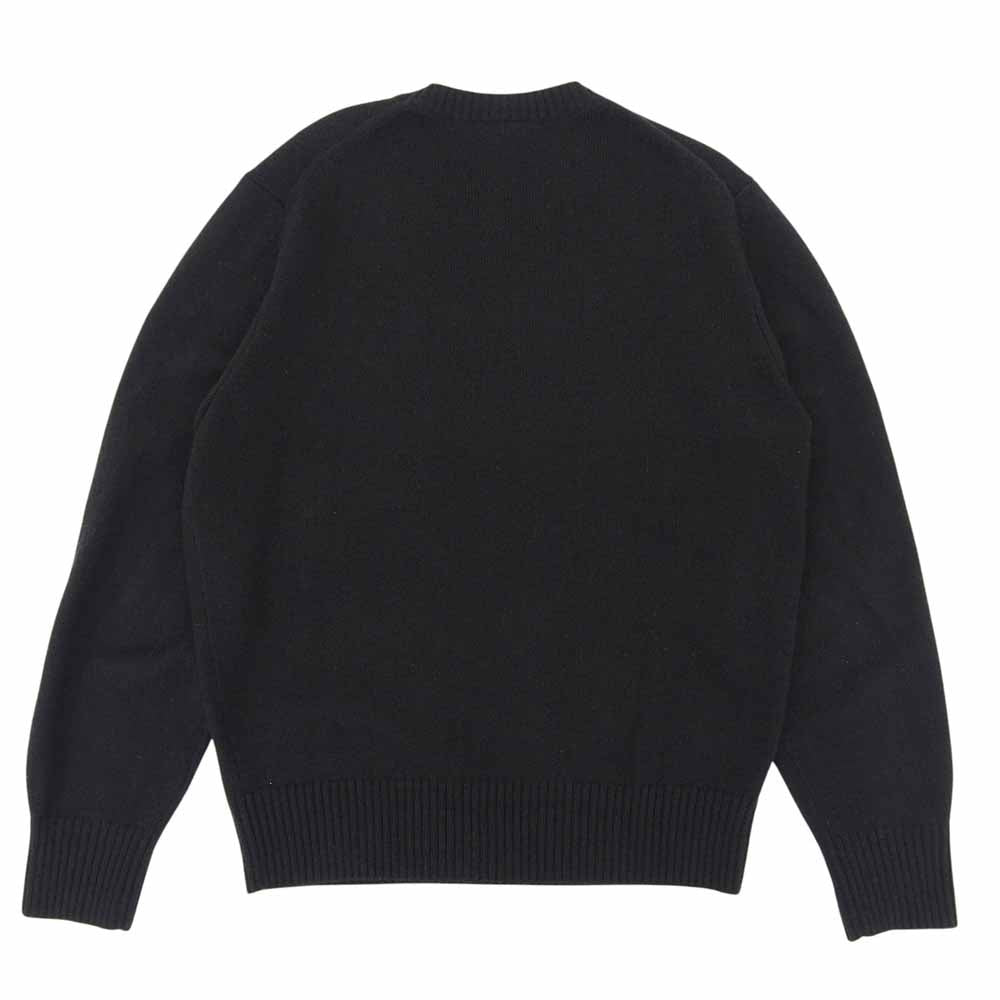 Lacoste ラコステ エッセンシャル ウール ニット セーター トップス メンズ ブラック M AH2916 トップス