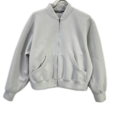 theory luxe セオリーリュクス 25年製 ライトグレー クロップドジップブルゾン トップス