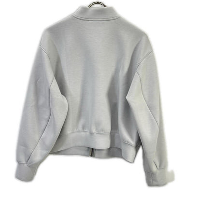 theory luxe セオリーリュクス 25年製 ライトグレー クロップドジップブルゾン トップス