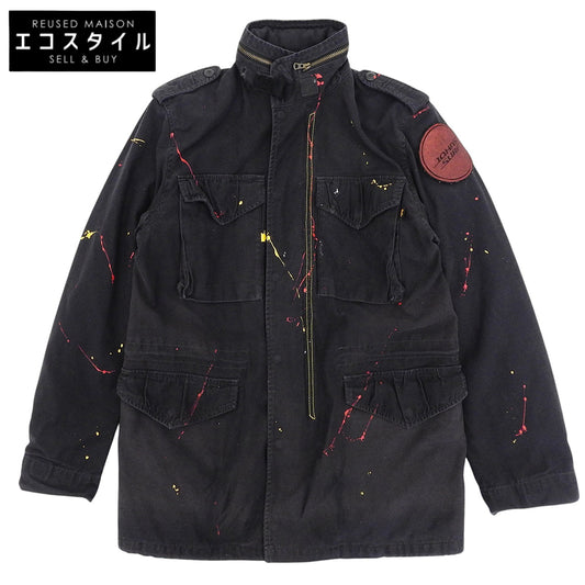 ALPHA INDUSTRIES アルファインダストリーズ ペインティング ジャケット メンズ ブラック M ジャケット