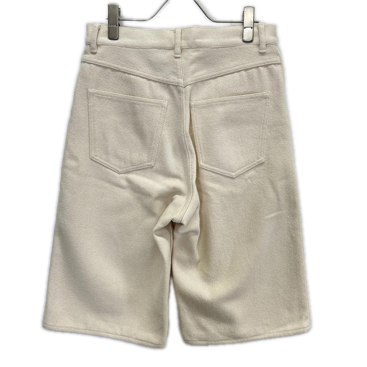 AURALEE オーラリー A26SP04SD アイボリー SILK NEP WIDE SHORTS パンツ ボトムス