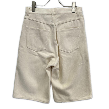 AURALEE オーラリー A26SP04SD アイボリー SILK NEP WIDE SHORTS パンツ ボトムス