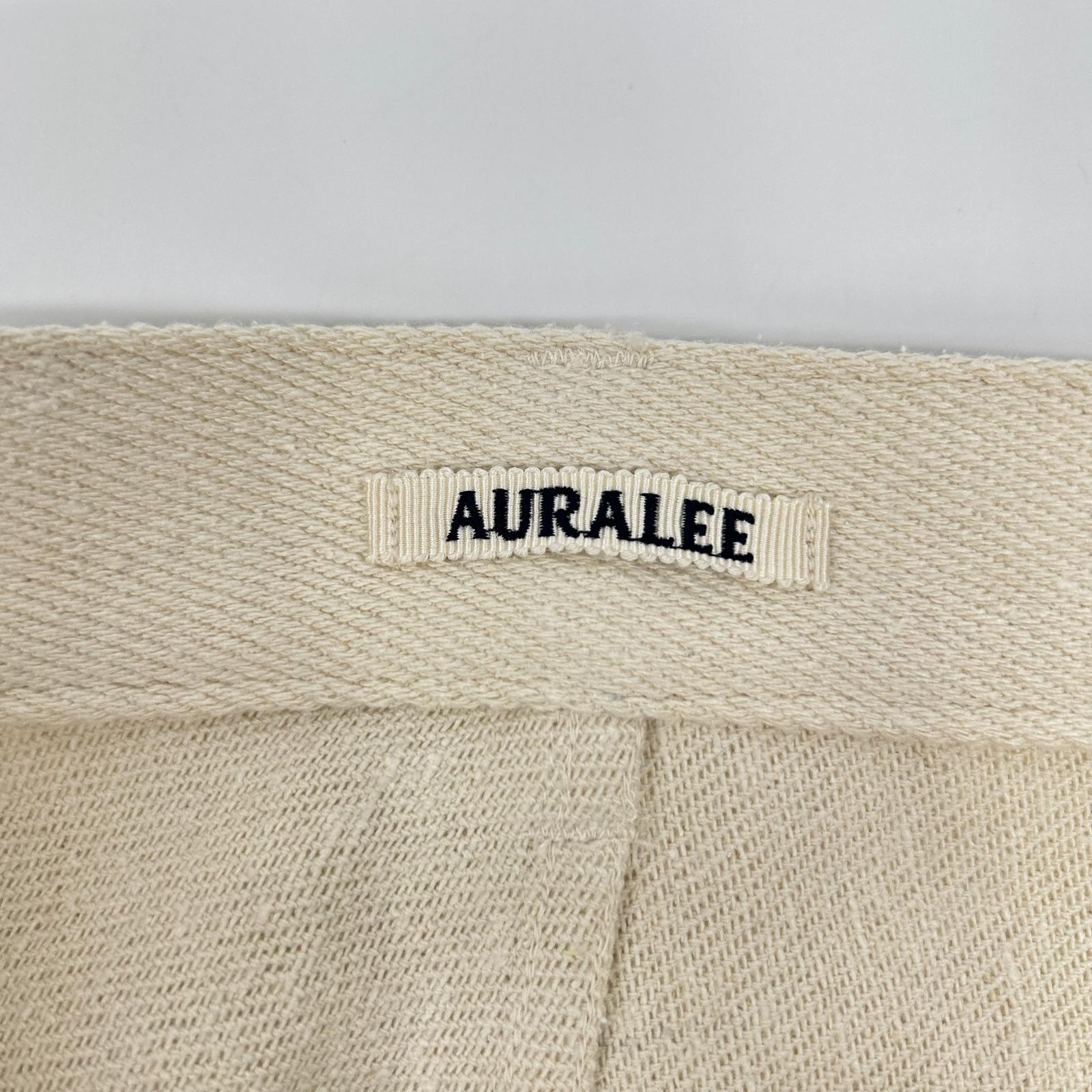AURALEE オーラリー A26SP04SD アイボリー SILK NEP WIDE SHORTS パンツ ボトムス