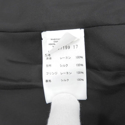 MARC JACOBS マーク ジェイコブス シルク混 フリンジブラウス トップス レディース ブラック 6 トップス