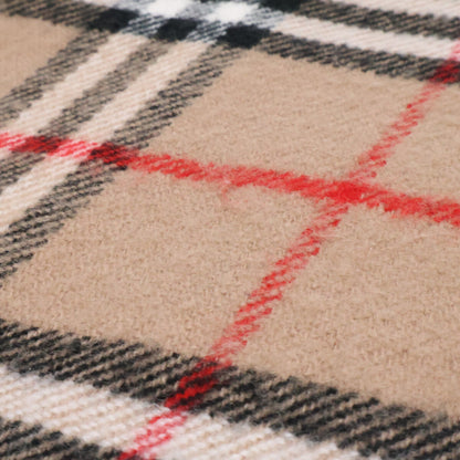 Burberry LONDON バーバリーロンドン ノバチェック ウール フリンジ マフラー