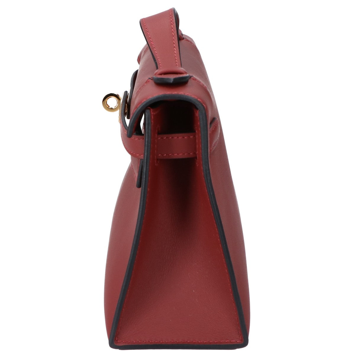 HERMES エルメス G刻印 ルージュアッシュ ヴォースイフト G金具 ポシェットケリー ハンドバッグ