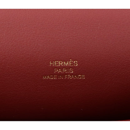 HERMES エルメス G刻印 ルージュアッシュ ヴォースイフト G金具 ポシェットケリー ハンドバッグ