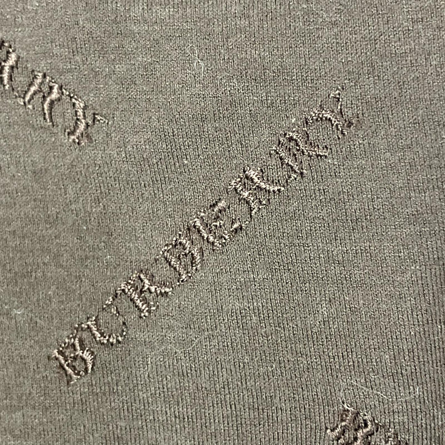Burberry LONDON バーバリーロンドン FAA16-329 ブラウン ロゴ刺繍 総柄 Tシャツ トップス