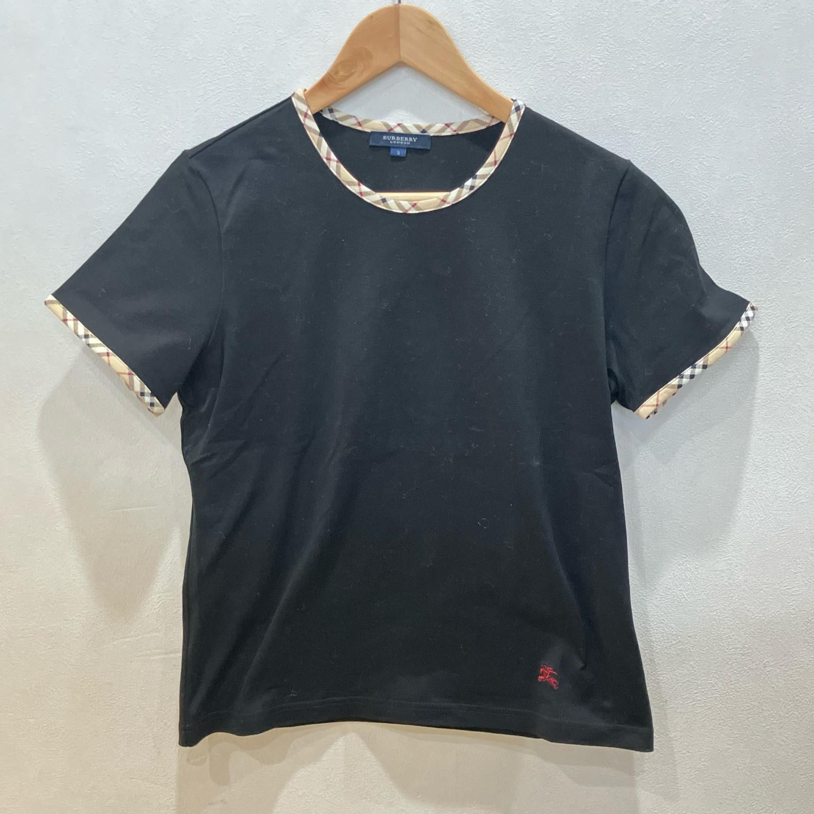 Burberry LONDON バーバリーロンドン FAA16-090-09 ブラック ノヴァチェック Tシャツ トップス