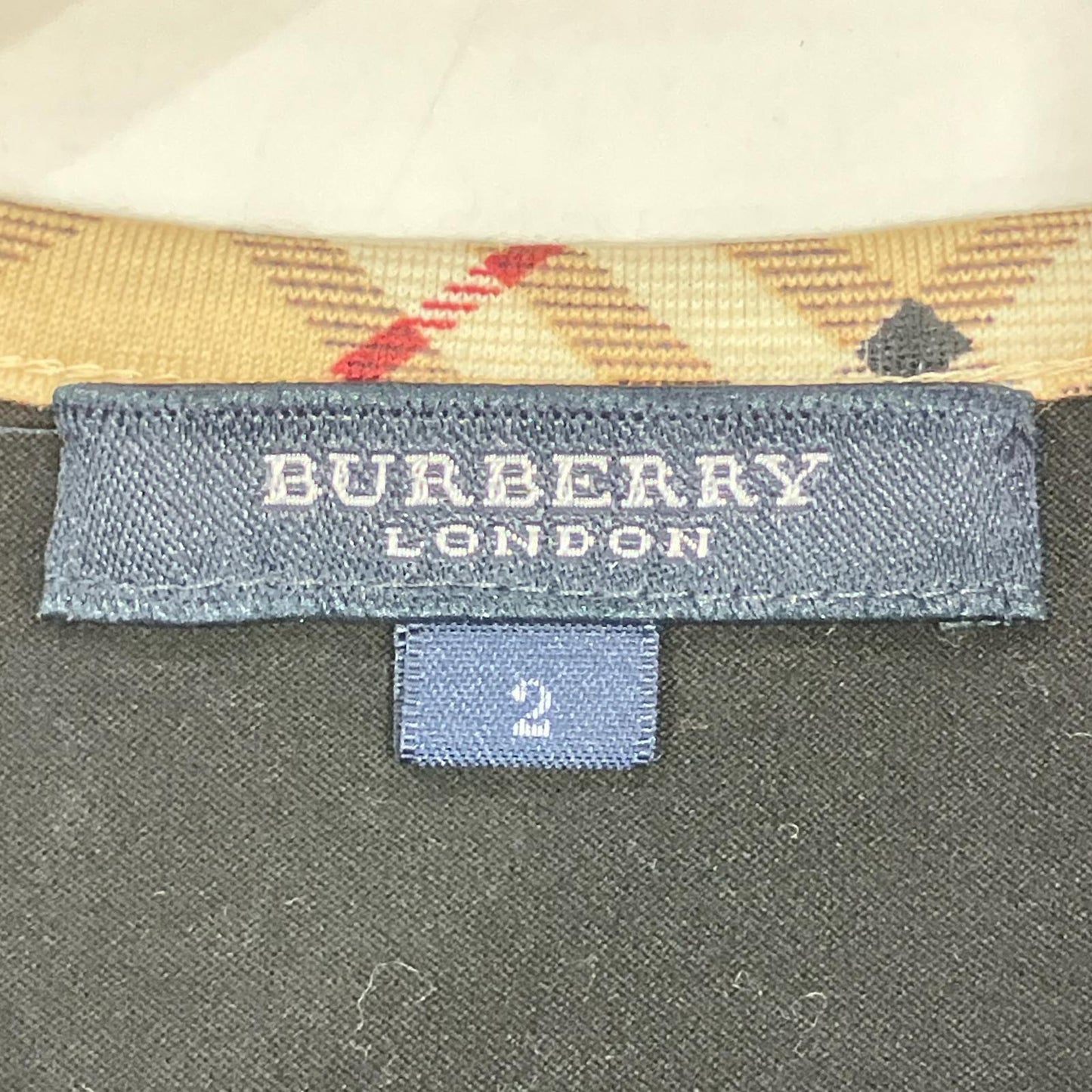 Burberry LONDON バーバリーロンドン FAA16-090-09 ブラック ノヴァチェック Tシャツ トップス