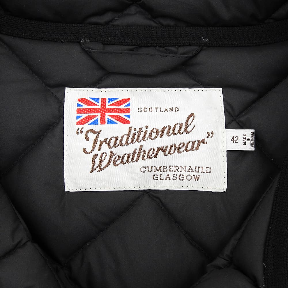 TRADITIONAL WEATHERWEAR トラディショナルウェザーウェア キルティング ジャケット メンズ ブラック 42 ジャケット