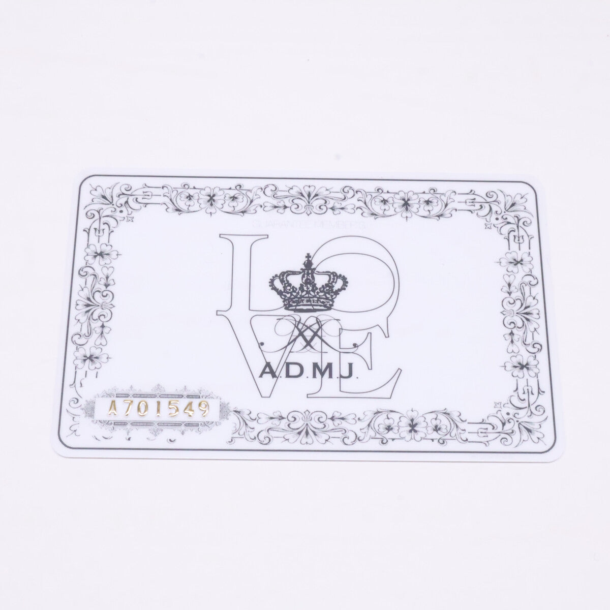 A.D.M.J. Accessoires De Mademoiselle ADMJ アールデコ スワロフスキー 二つ折り財布 二つ折り財布（小銭入れあり）