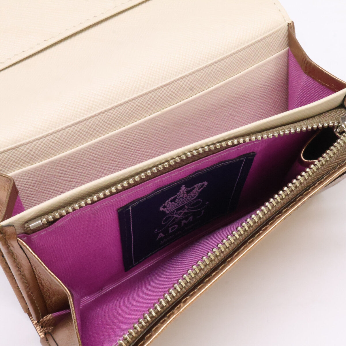 A.D.M.J. Accessoires De Mademoiselle ADMJ アールデコ スワロフスキー 二つ折り財布 二つ折り財布（小銭入れあり）