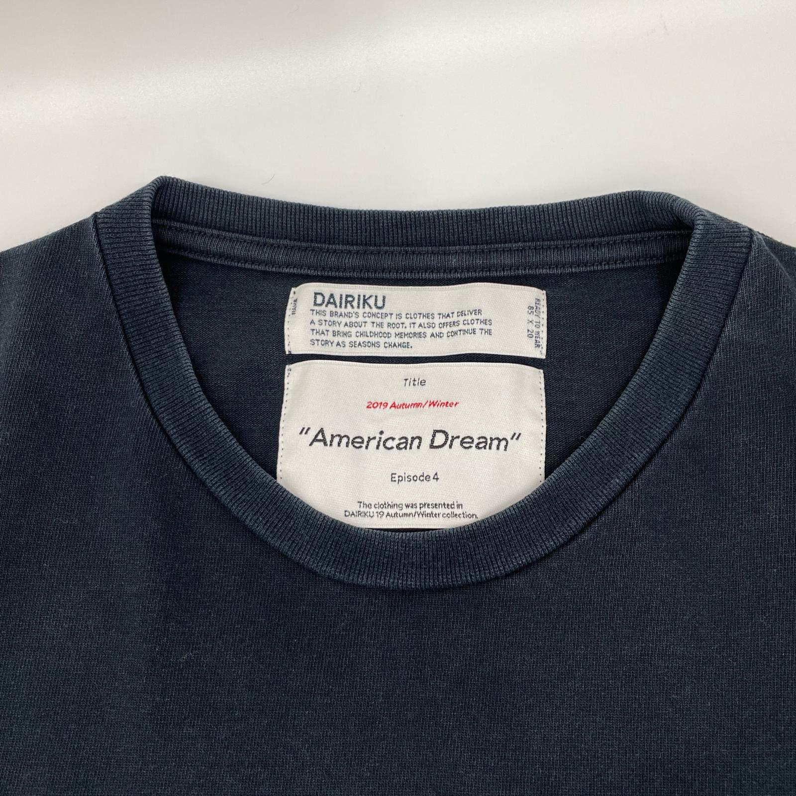 DAIRIKU ダイリク 19AW ネイビー BIGGIE Layered T-shirts トップス