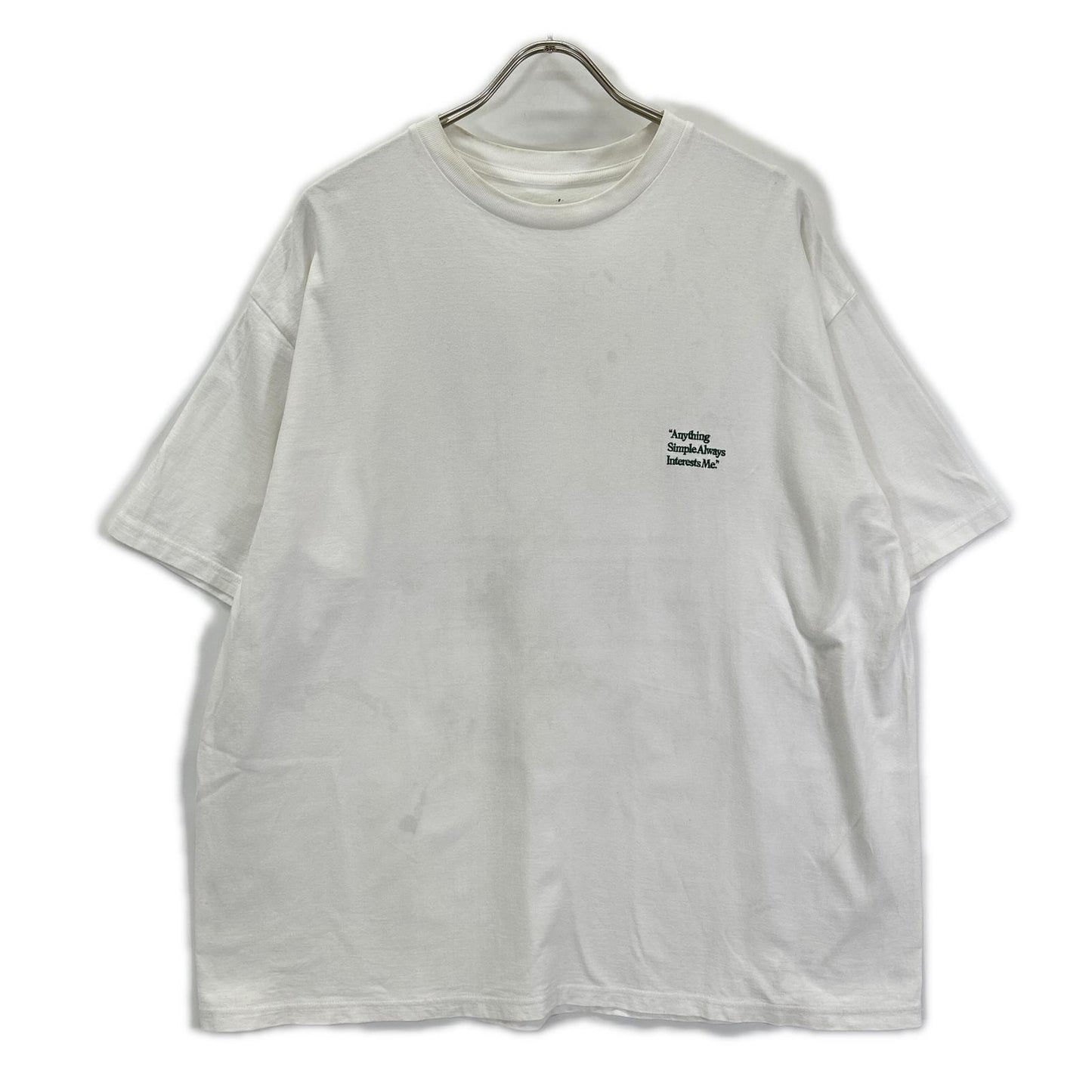 Graphpaper グラフペーパー 22SS　LIMITED EDITION ホワイト×グリーン Oversized S/S Tee トップス