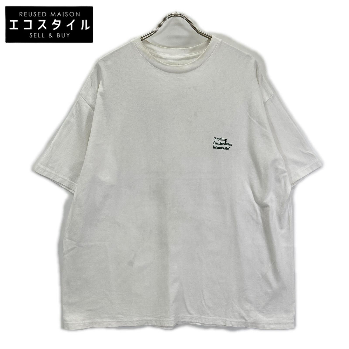Graphpaper Graphpaper 22SS LIMITED EDITION white × green Oversized S/S Tee top