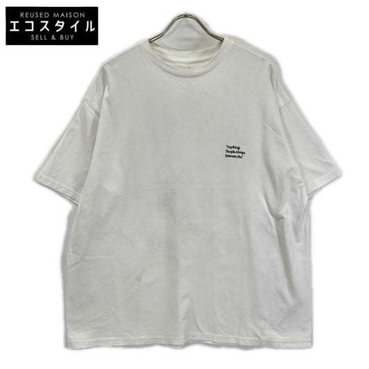 Graphpaper グラフペーパー 22SS　LIMITED EDITION ホワイト×グリーン Oversized S/S Tee トップス