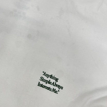 Graphpaper Graphpaper 22SS LIMITED EDITION white × green Oversized S/S Tee top