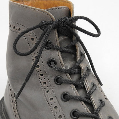 Tricker's トリッカーズ ウィングチップ ドレスアップシューズ メンズ レザー グレー 9 1/2 2S08 シューズ