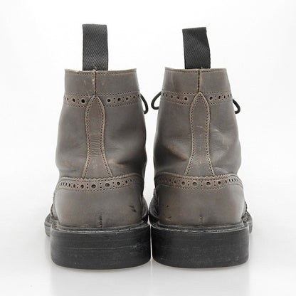 Tricker's トリッカーズ ウィングチップ ドレスアップシューズ メンズ レザー グレー 9 1/2 2S08 シューズ