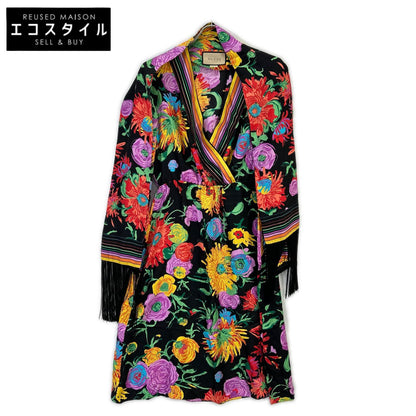 GUCCI グッチ ｘKenScott 650508 ストール付 フローラル ワンピース