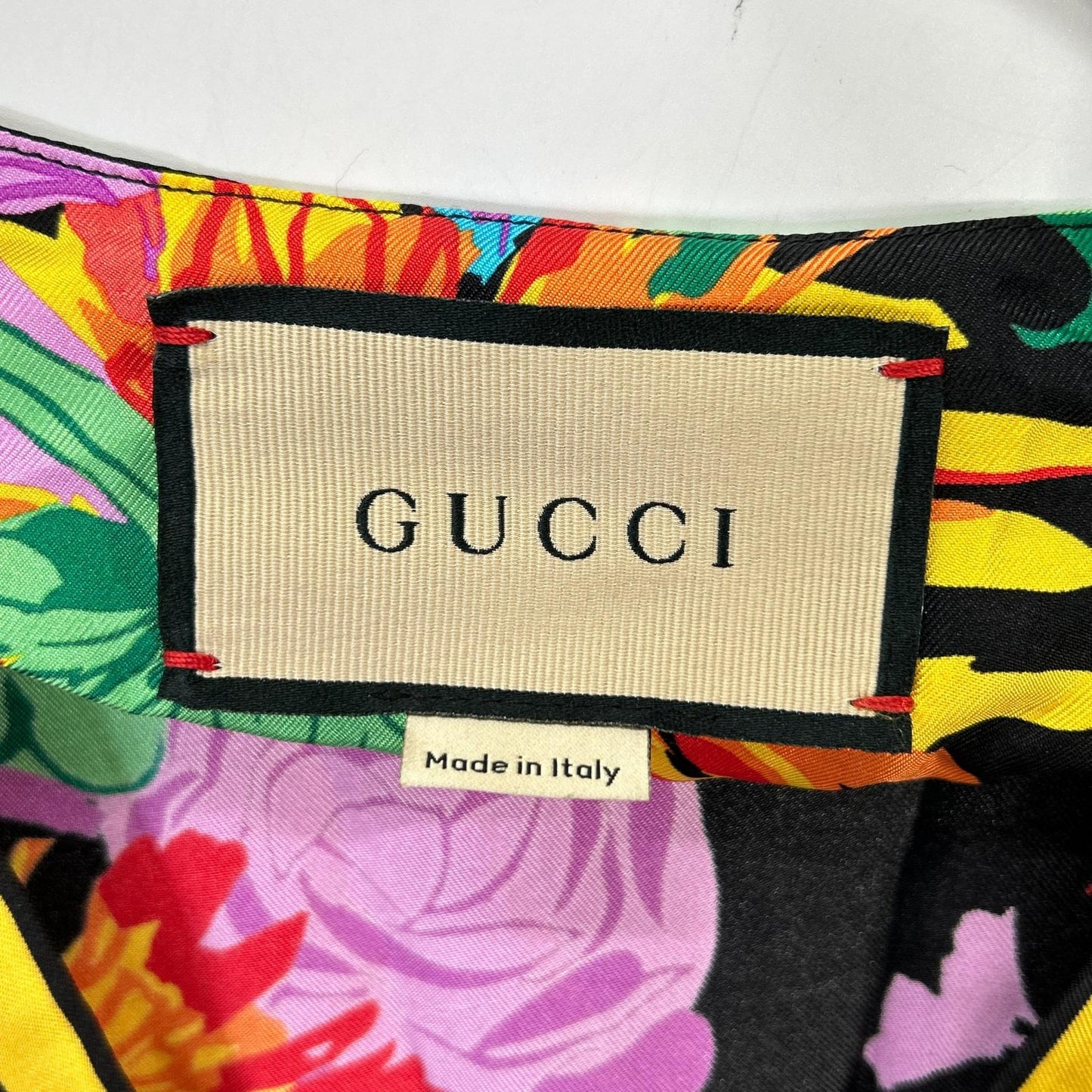 GUCCI グッチ ｘKenScott 650508 ストール付 フローラル ワンピース