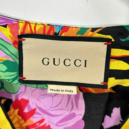 GUCCI グッチ ｘKenScott 650508 ストール付 フローラル ワンピース