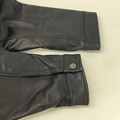 BrooksBrothers ブルックスブラザーズ ブラック 羊革 ジップアップジャケット ジャケット