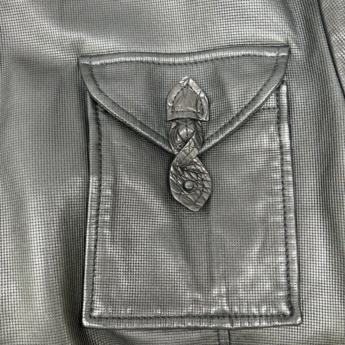 GIORGIOARMANI ジョルジオアルマーニ ブラック シングル チンストラップレザージャケット ジャケット