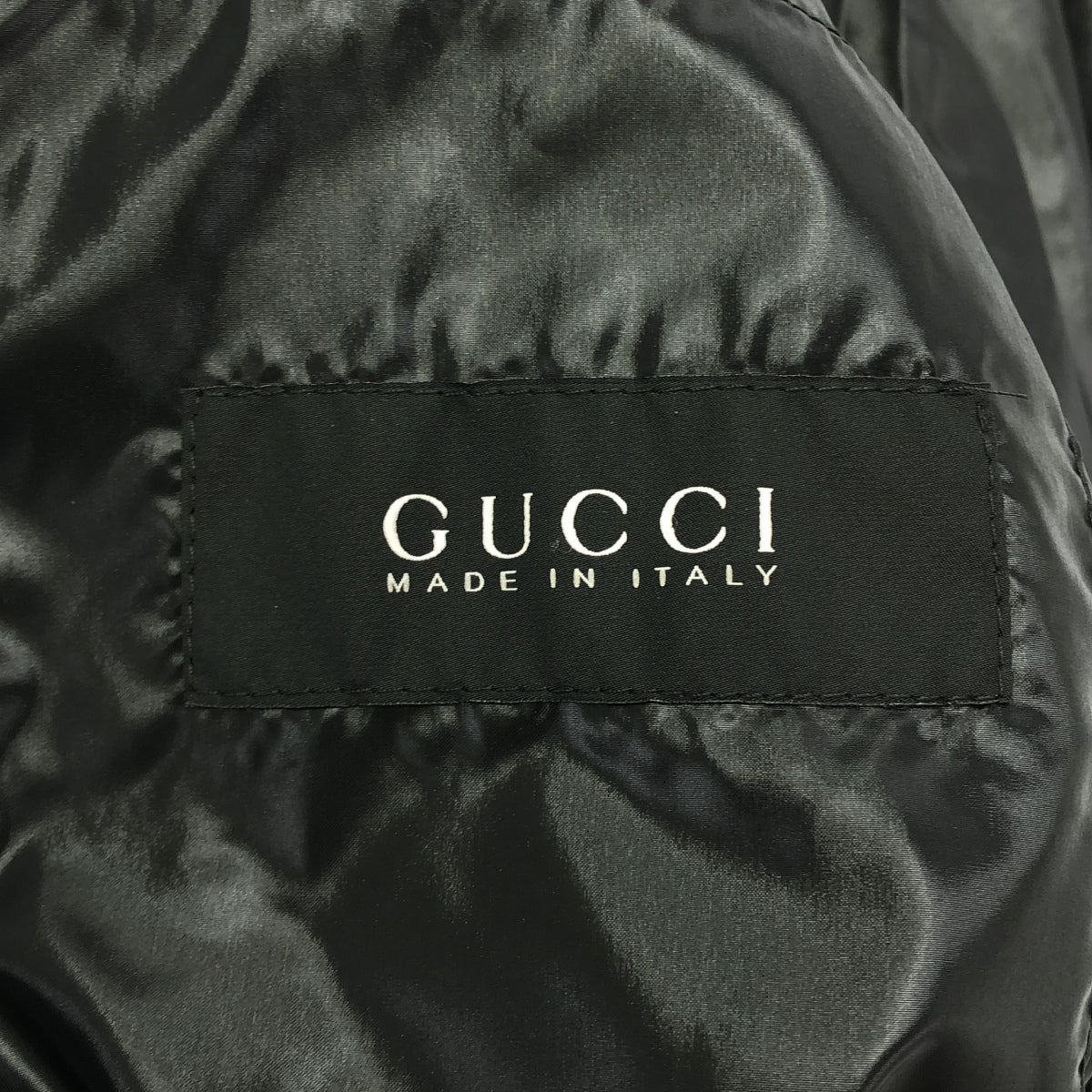 GUCCI グッチ 219375 09年製 ブラック 中綿ブルゾン トップス