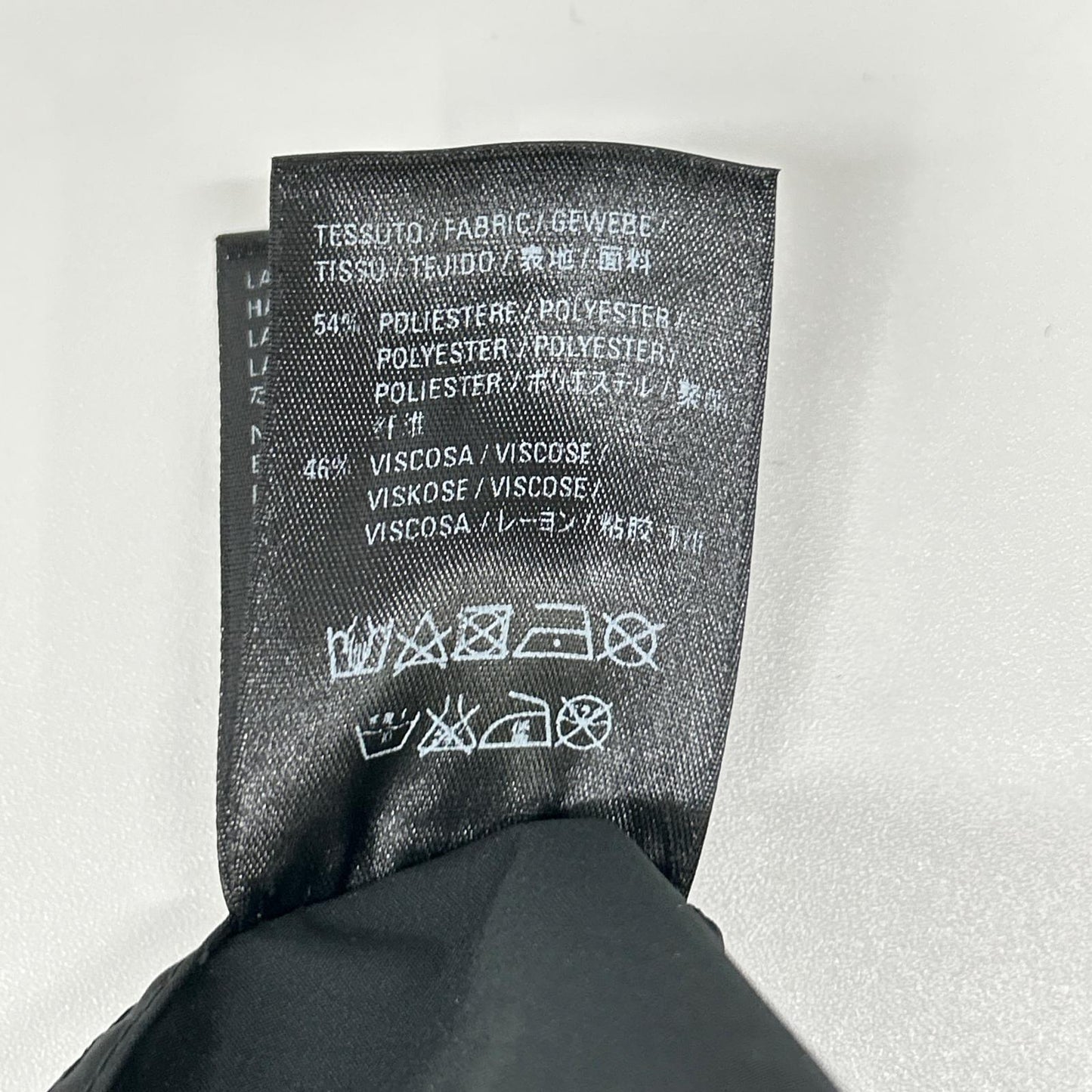 BALENCIAGA バレンシアガ 556238 18年製　ブラック バックロゴナイロンジャケット ジャケット