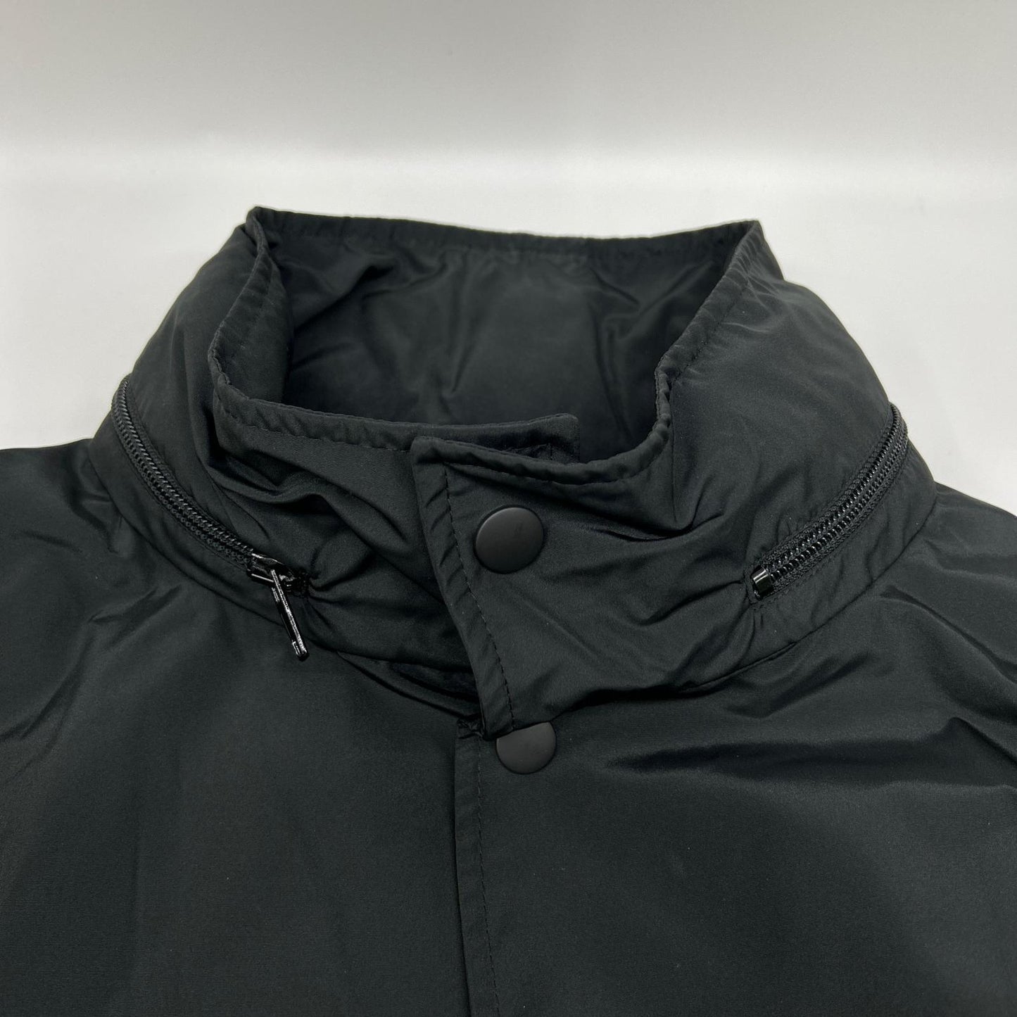 BALENCIAGA バレンシアガ 556238 18年製　ブラック バックロゴナイロンジャケット ジャケット