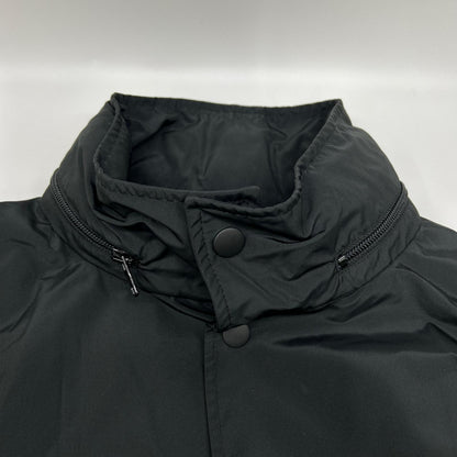 BALENCIAGA バレンシアガ 556238 18年製　ブラック バックロゴナイロンジャケット ジャケット
