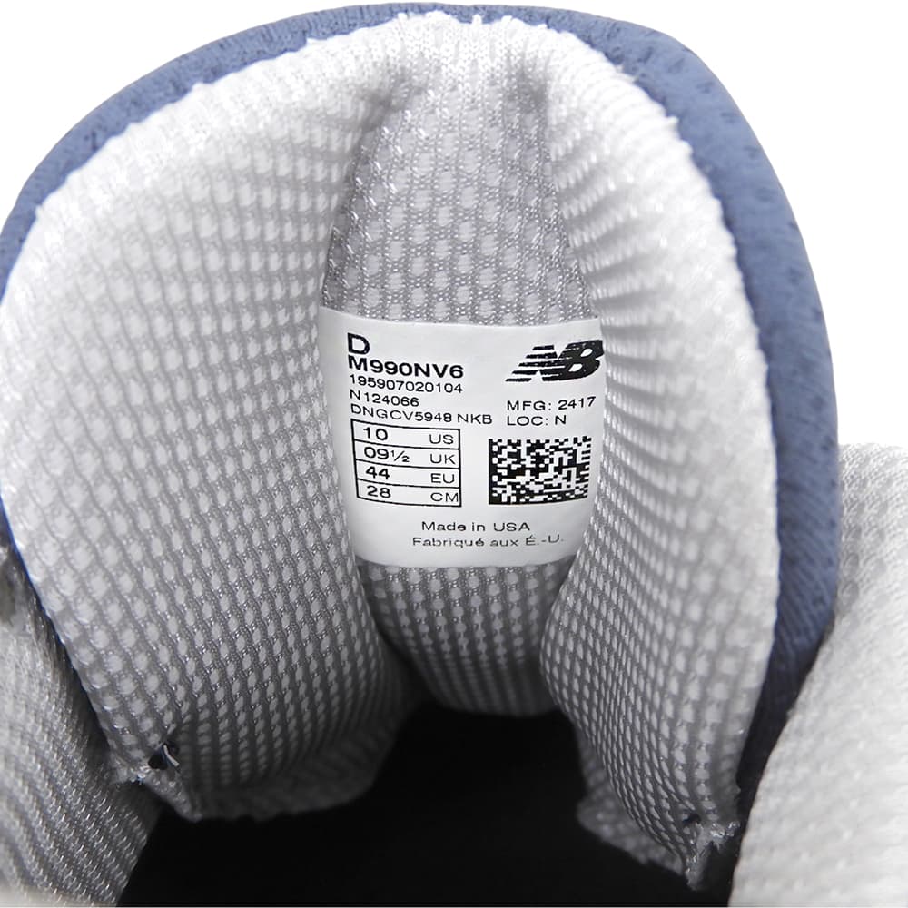 NEW BALANCE ニューバランス 新品同様 ローカット スニーカー シューズ メンズ ネイビー 28cm M990NV6 シューズ