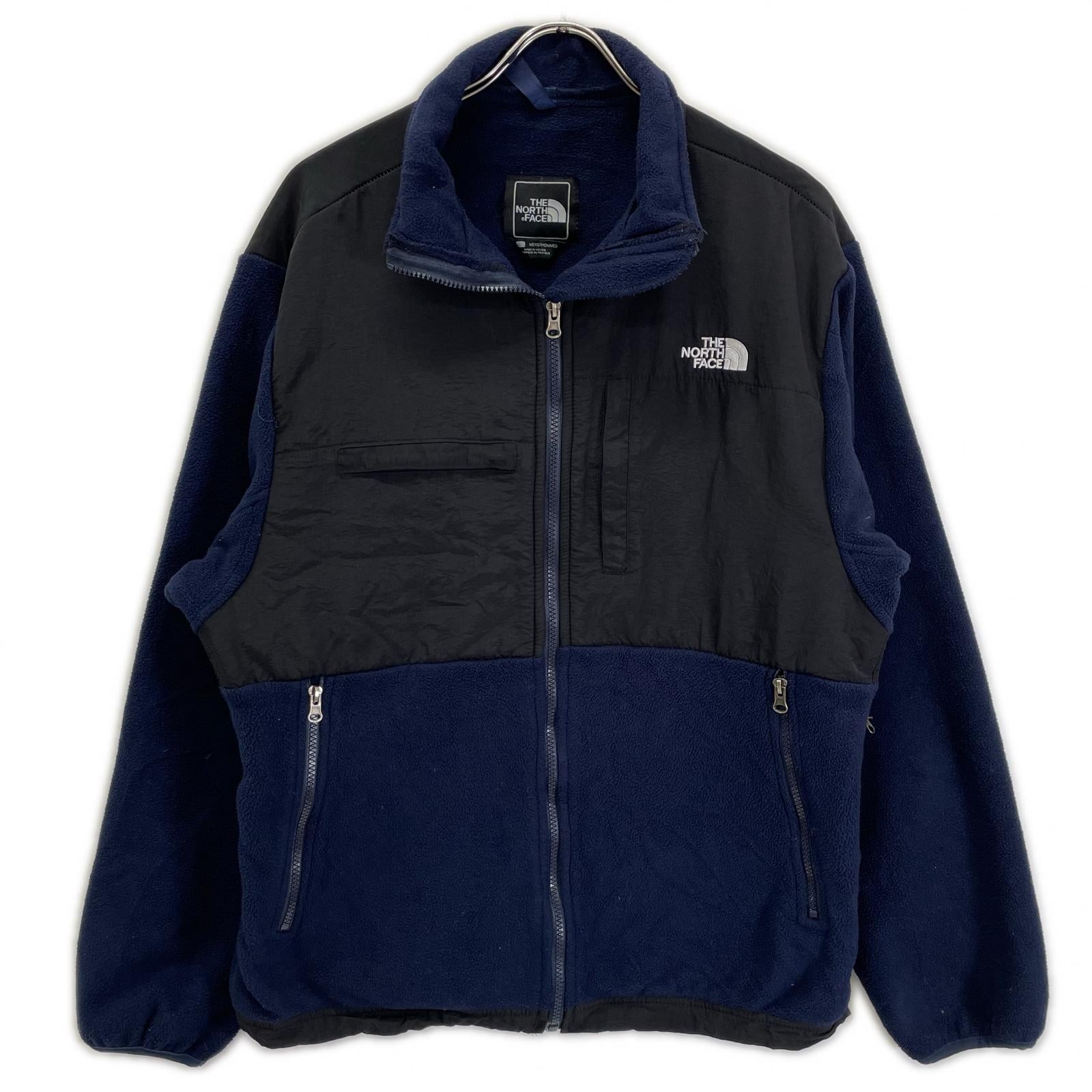 THE NORTH FACE ノースフェイス ネイビー×ブラック デナリ フリースジャケット ジャケット