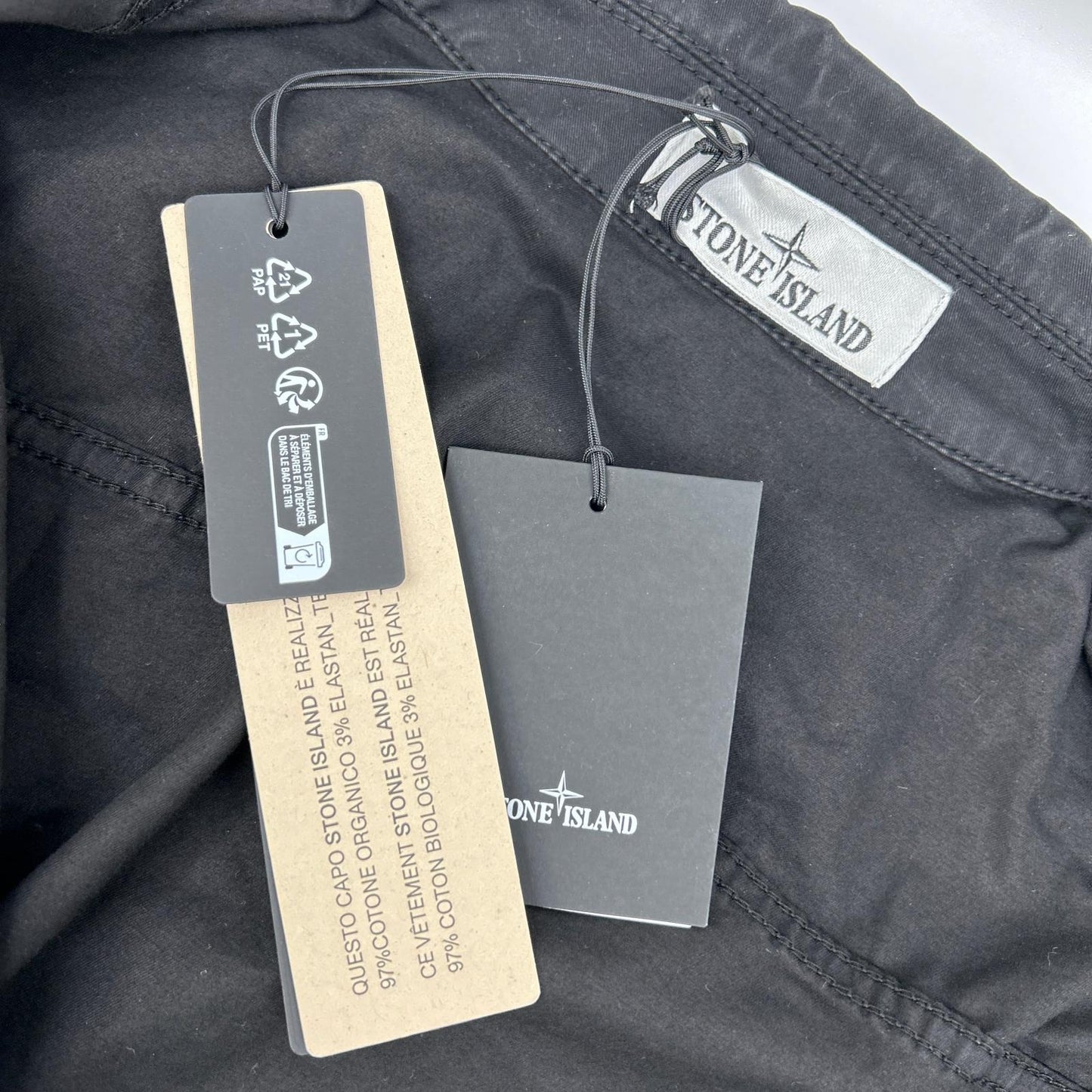 STONE ISLAND ストーンアイランド L1S151100025S0A10 26SS ブラック ショートスリーブ シャツ トップス