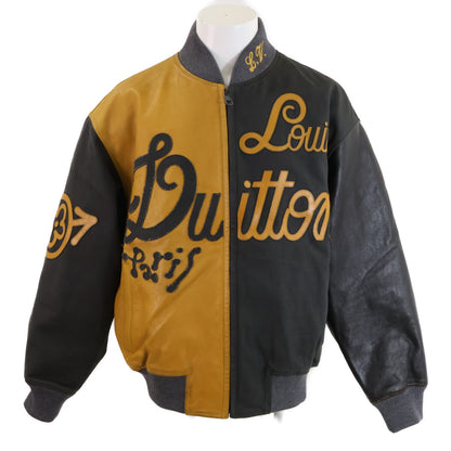 LOUIS VUITTON ルイヴィトン 【国内正規/23年製】RM231 XSO HOL76E ミックスキャンバスレザー ボンバージャケット ジャケット