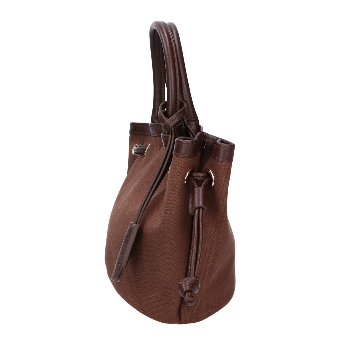 GOODGRIEF グッドグリーフ 【美品】DRAWSTRING キャンバス/レザー ドローストリング ハンドバッグ