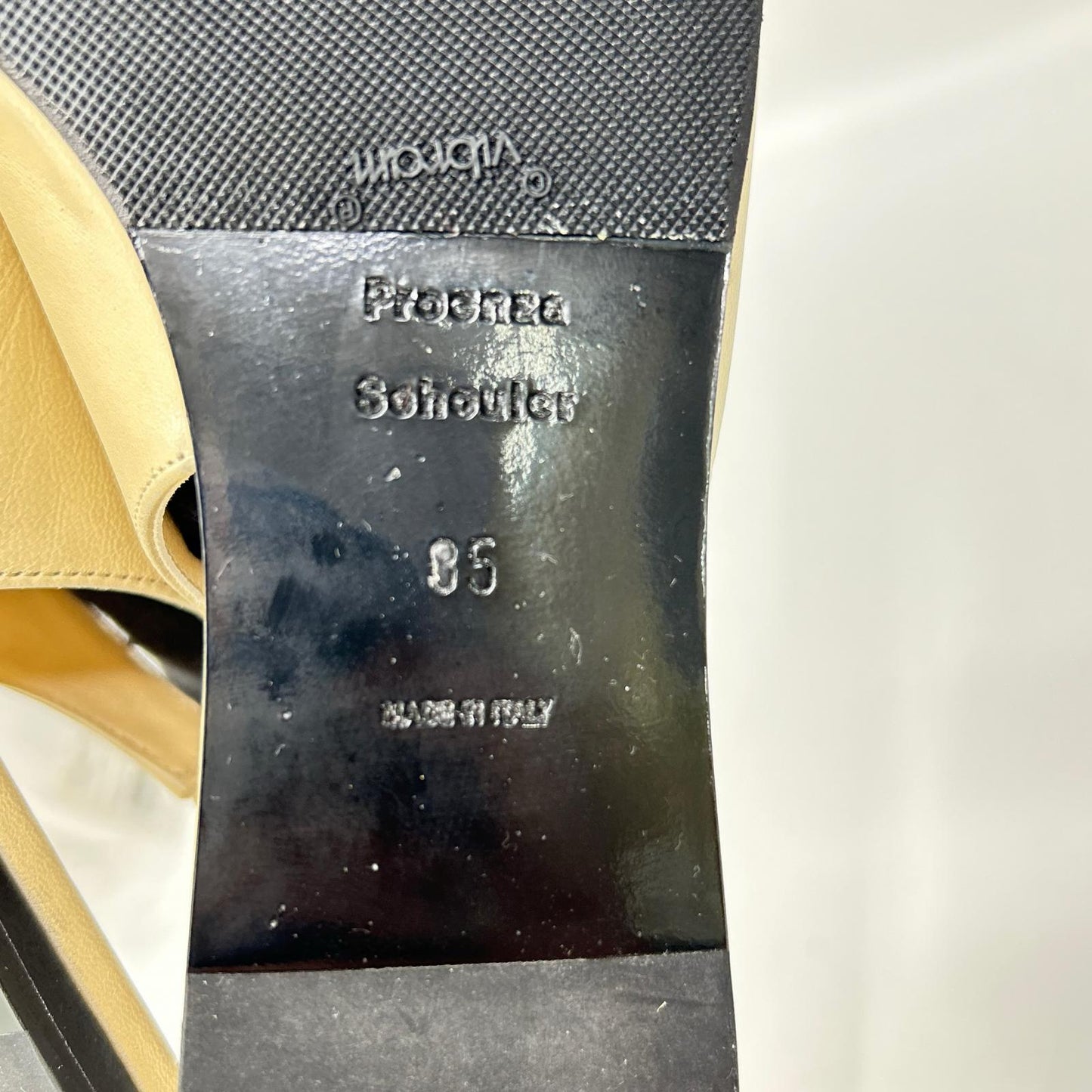 Proenza Schouler プロエンザスクーラー 【美品】ポンテッドトゥ レザー サンダル シューズ