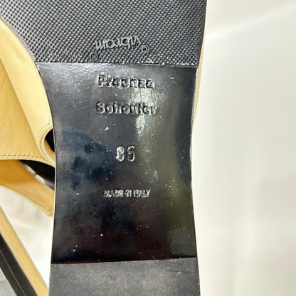Proenza Schouler プロエンザスクーラー 【美品】ポンテッドトゥ レザー サンダル シューズ