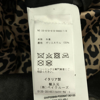 GOLDEN GOOSE ゴールデングース 22-010-510-0003-1-0 ブラック系 ダブルライダースジャケット トップス