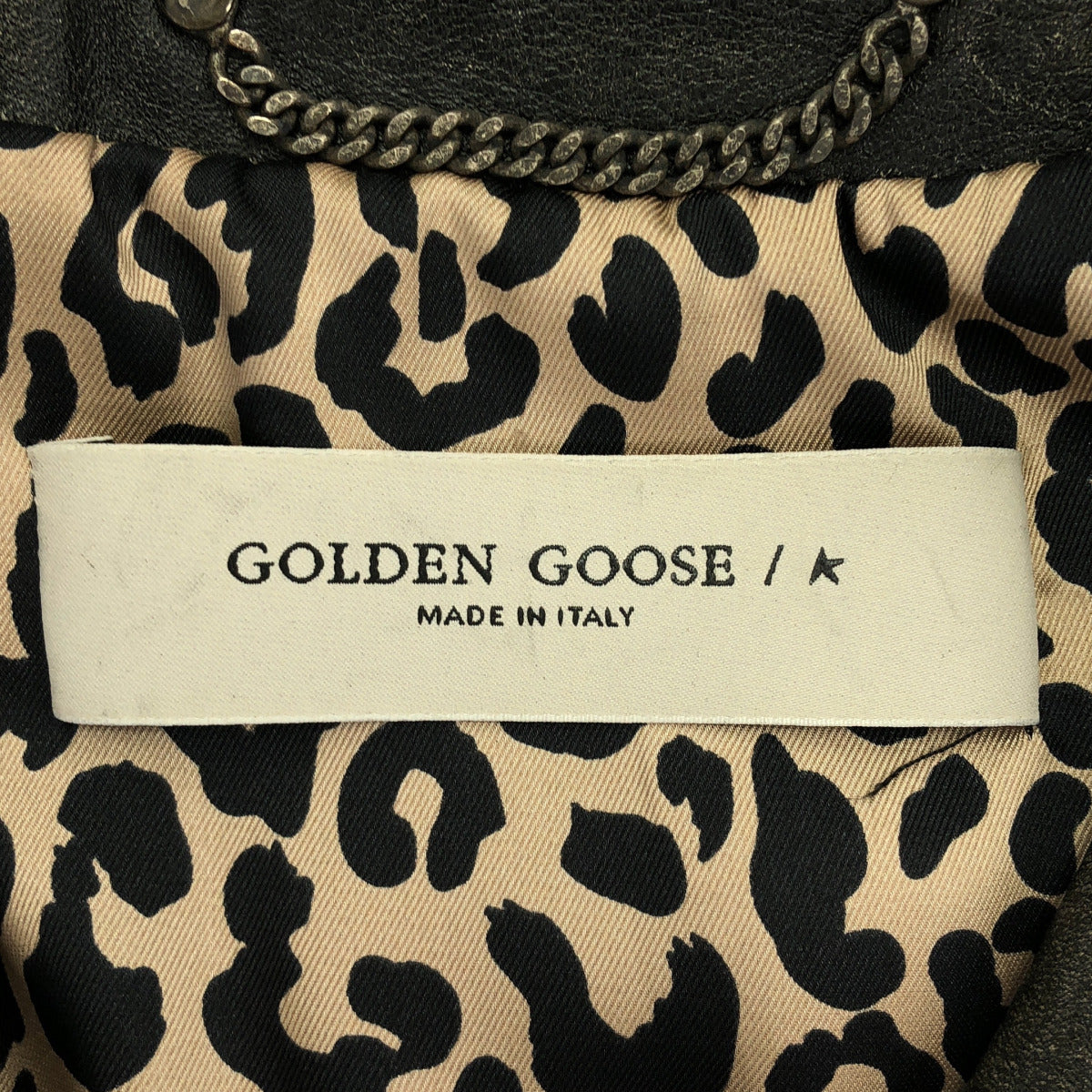 GOLDEN GOOSE ゴールデングース 22-010-510-0003-1-0 ブラック系 ダブルライダースジャケット トップス