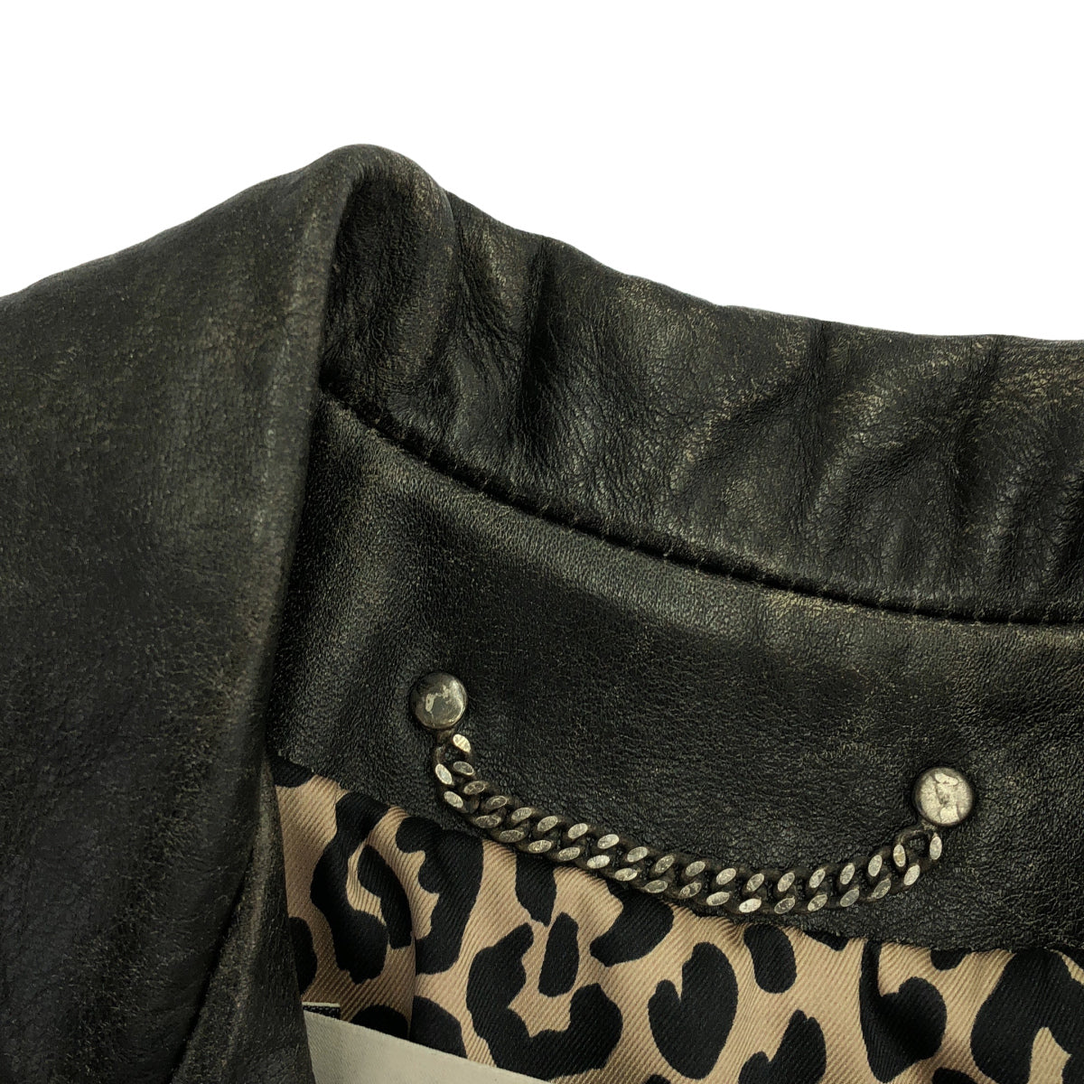 GOLDEN GOOSE ゴールデングース 22-010-510-0003-1-0 ブラック系 ダブルライダースジャケット トップス