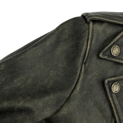 GOLDEN GOOSE ゴールデングース 22-010-510-0003-1-0 ブラック系 ダブルライダースジャケット トップス