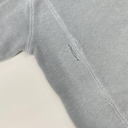 REMI RELIEF レミレリーフ ブルー クルーネック プリント スウェット トップス