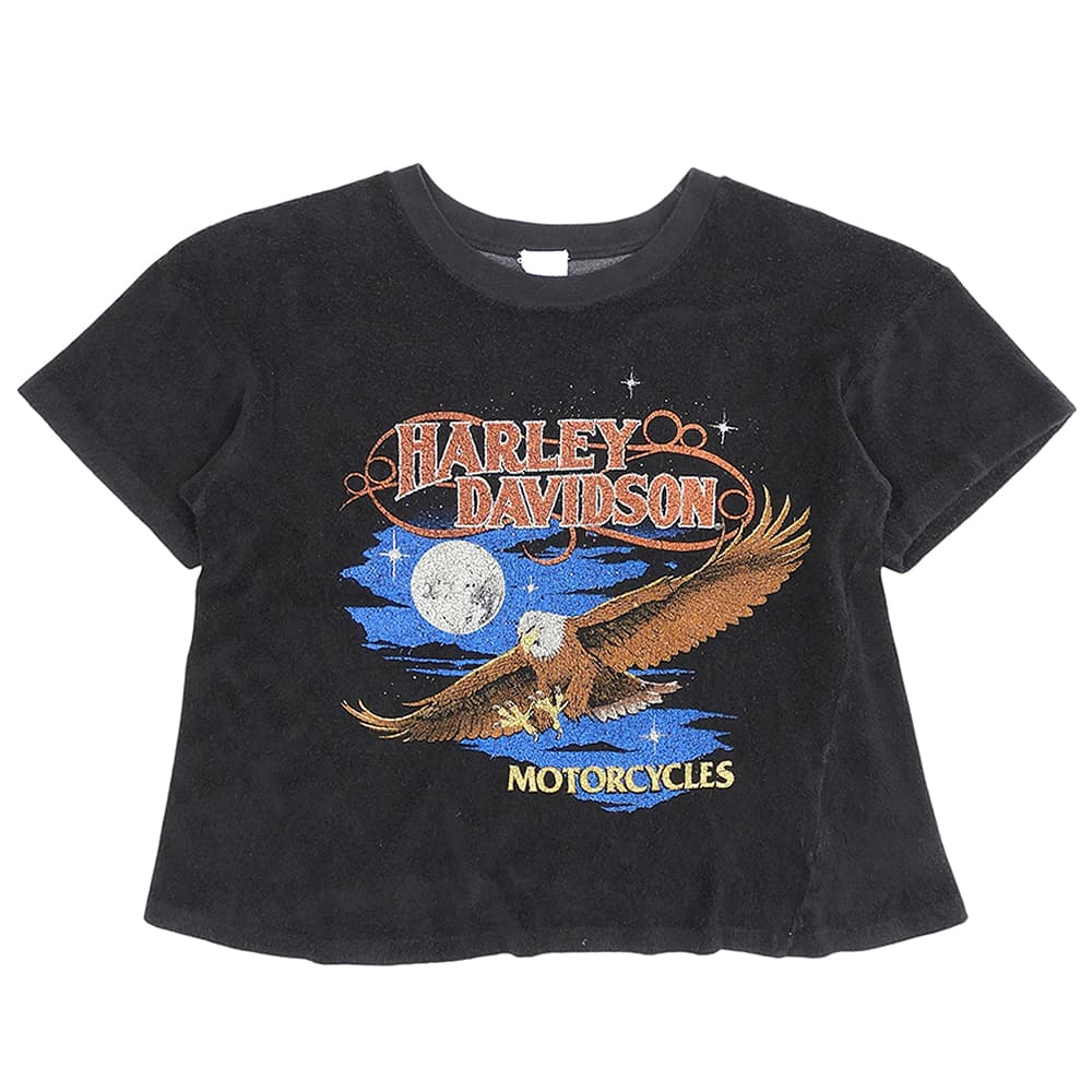 メイドウォーン MADE WORN Harley 90sFIT Tシャツ トップス レディース ブラック L トップス